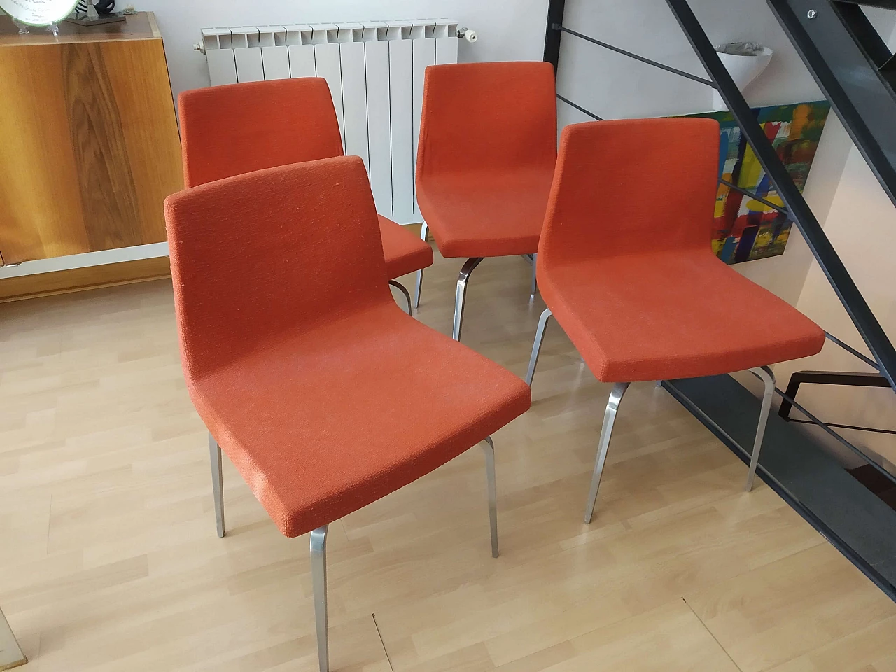 4 Hella Chairs by Mauro Lipparini for MisuraEmme 1477131