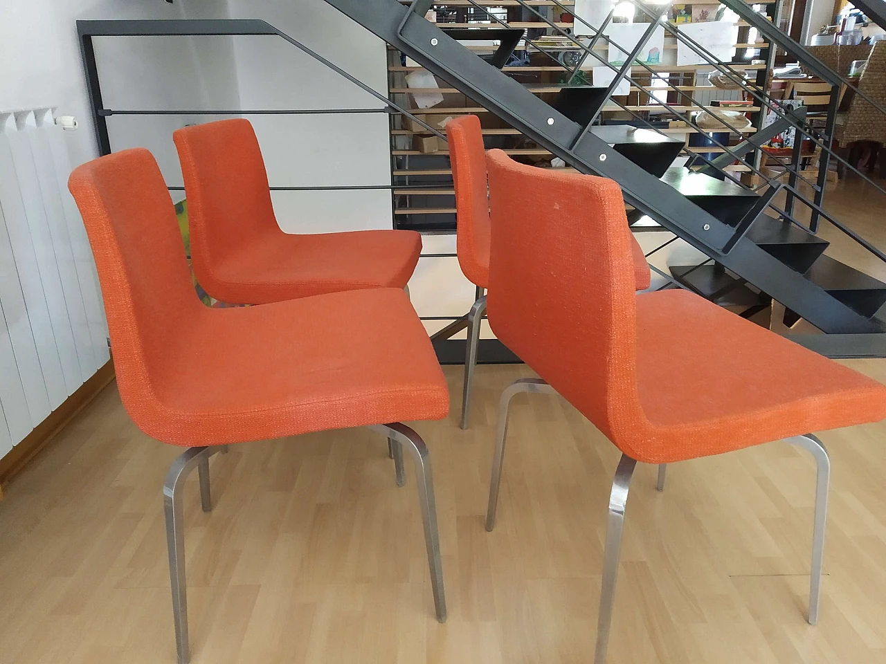 4 Hella Chairs by Mauro Lipparini for MisuraEmme 1477151