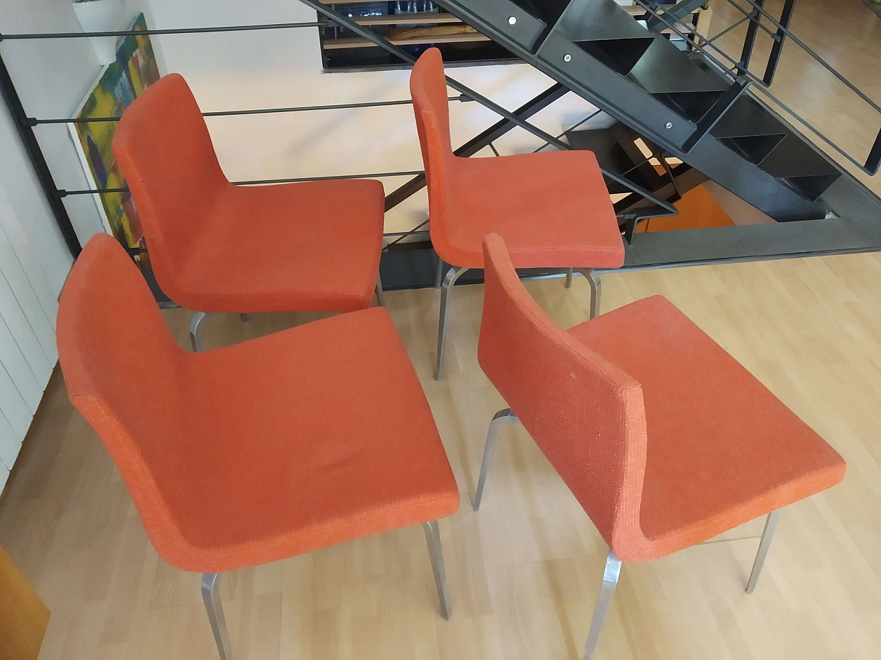 4 Hella Chairs by Mauro Lipparini for MisuraEmme 1477153