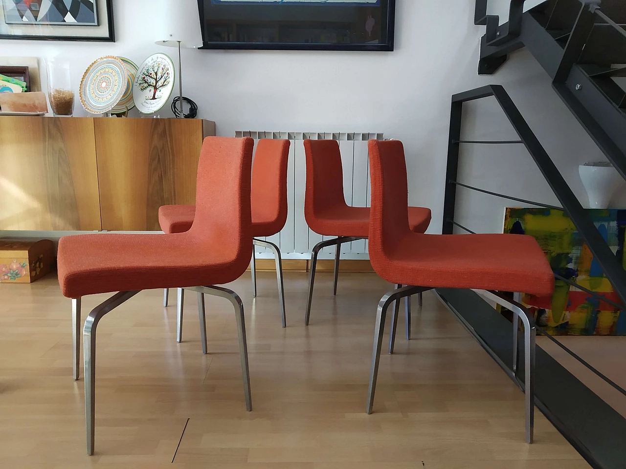 4 Hella Chairs by Mauro Lipparini for MisuraEmme 1477202