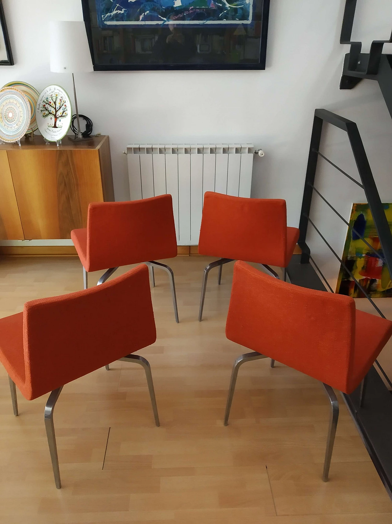 4 Hella Chairs by Mauro Lipparini for MisuraEmme 1477244