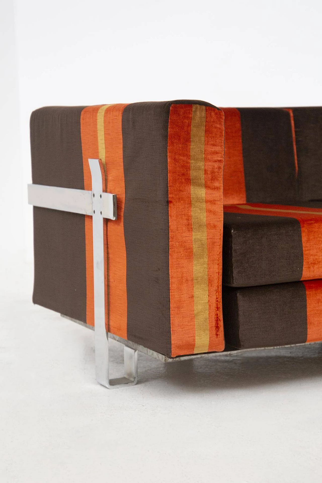 Orange sofa by Luigi Caccia Dominioni for Azucena, 1950s 1477379