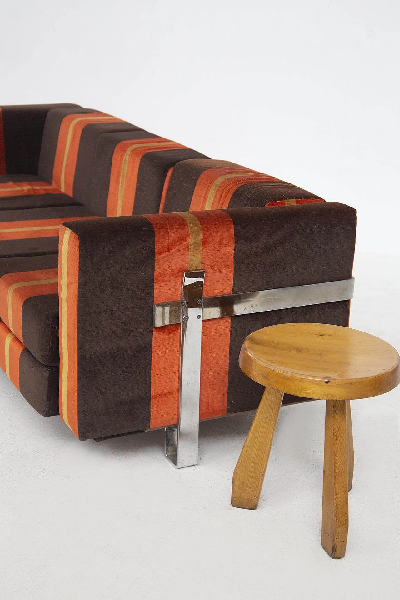 Orange sofa by Luigi Caccia Dominioni for Azucena, 1950s 1477380