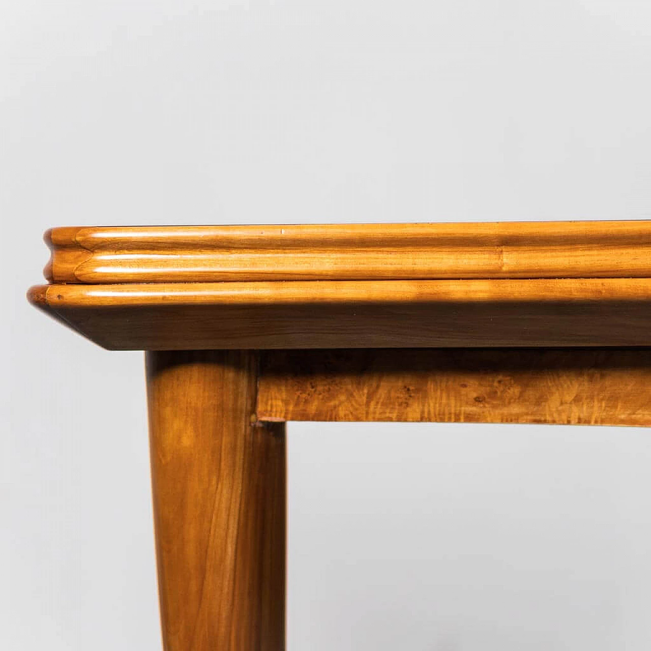 Wood and glass dining table, 1950s 1477459