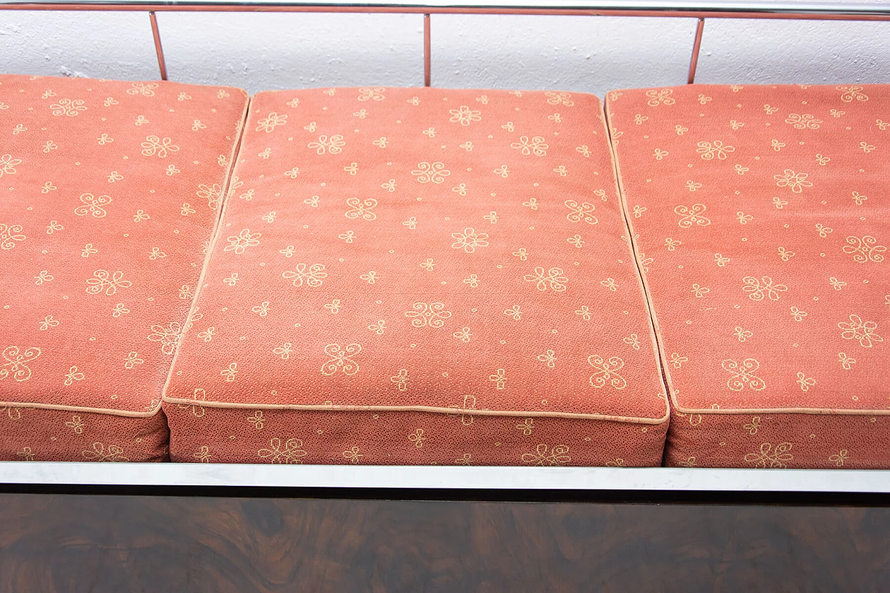 Functionalist chrome sofa bed by Kovona, 1950s 1477470