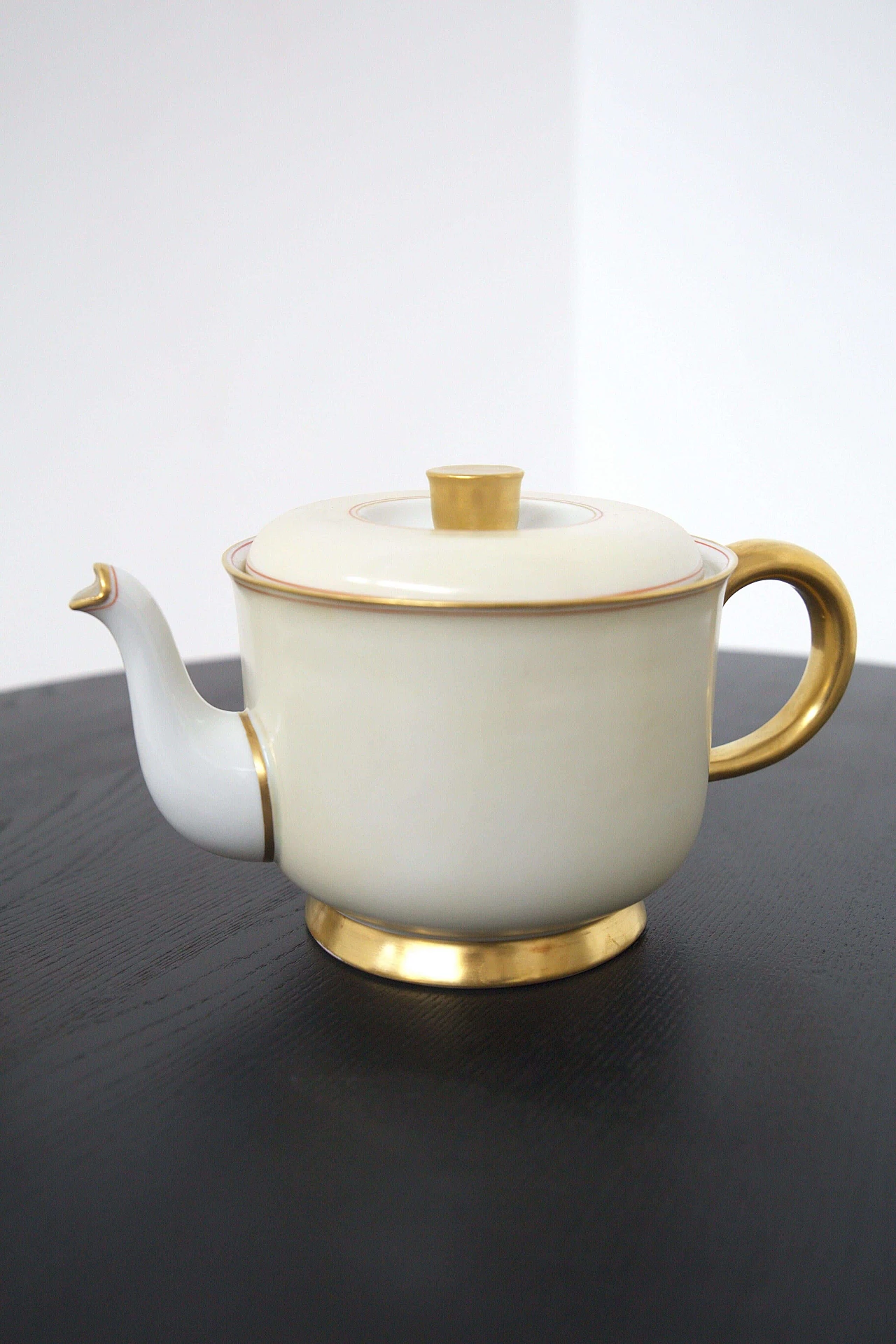 Ceramic and pure gold tea set by Gio Ponti for Ginori, 1930s 1477488