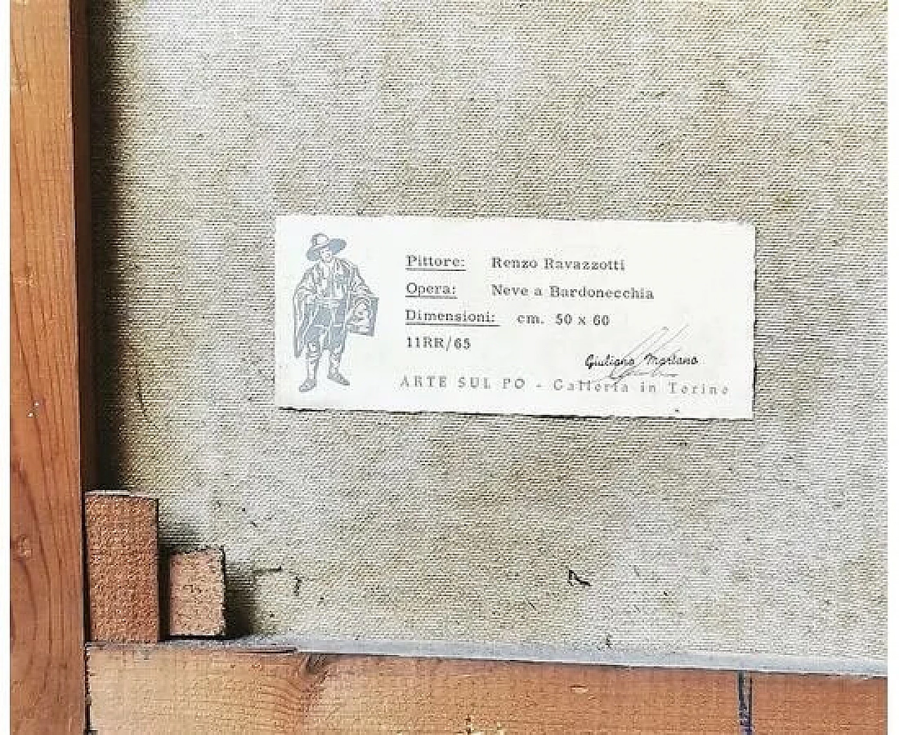 Renzo Ravazzotti, Snow in Bardonecchia, 1965 1479602