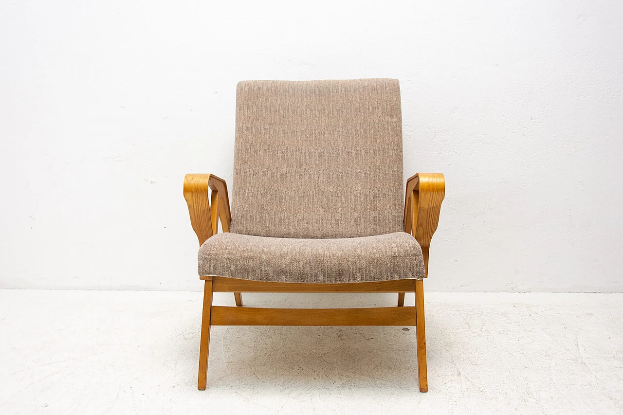 Pair of bentwood armchairs by František Jirák for Tatra nábytok, 1960s 1479643