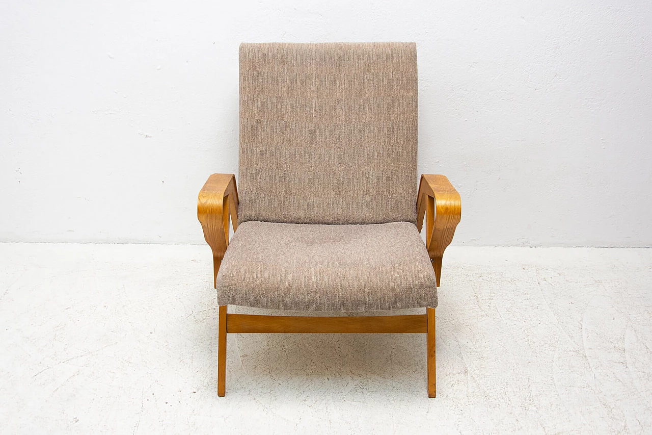 Pair of bentwood armchairs by František Jirák for Tatra nábytok, 1960s 1479644