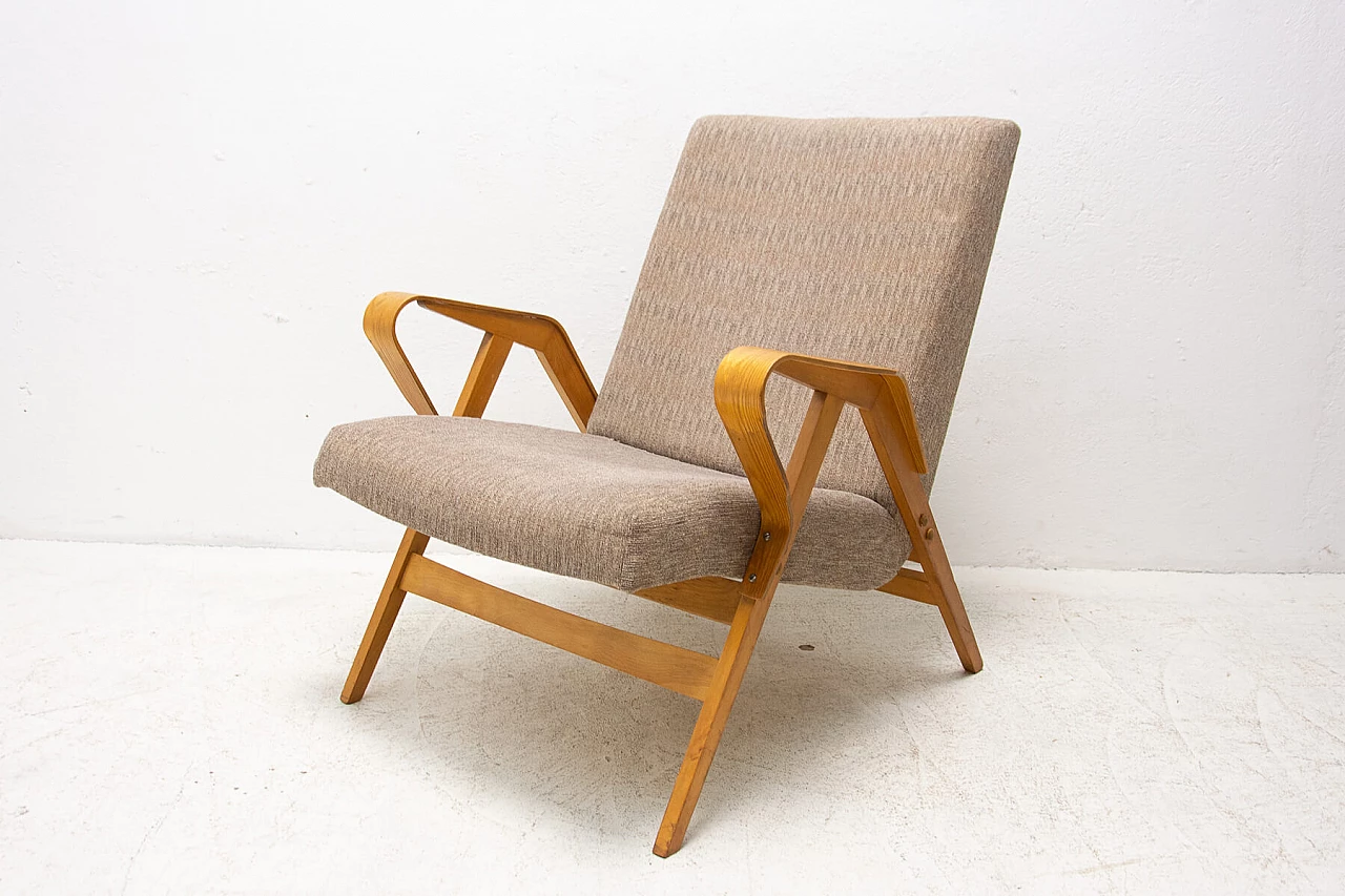 Pair of bentwood armchairs by František Jirák for Tatra nábytok, 1960s 1479647
