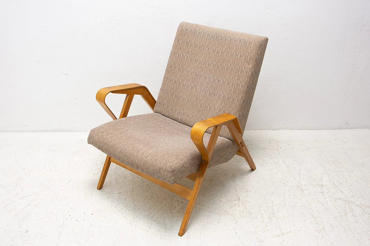 Pair of bentwood armchairs by František Jirák for Tatra nábytok, 1960s 1479648