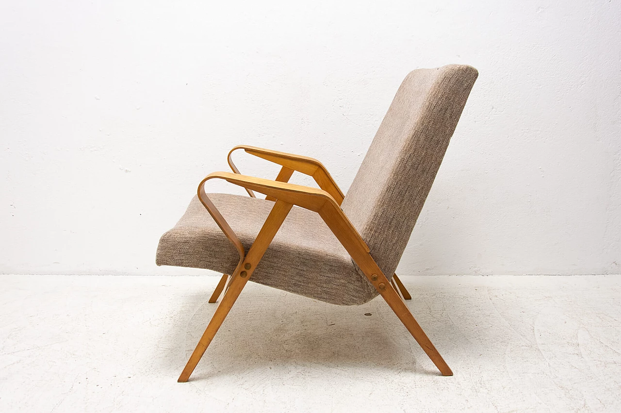 Pair of bentwood armchairs by František Jirák for Tatra nábytok, 1960s 1479651