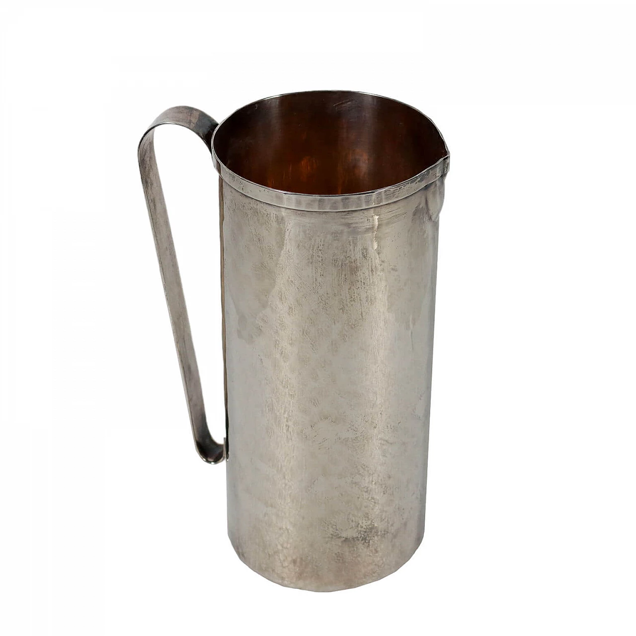 Caraffa in argento Calegaro ribattuto a mano, del '900 1479878