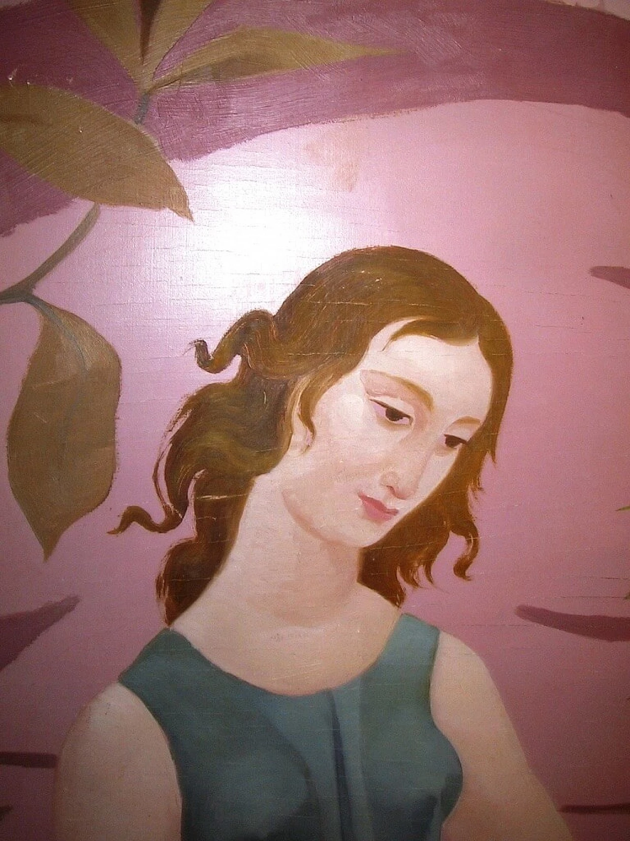 Valère Saive, Primavera, tre dipinti olio su tavola, anni '30 1480151