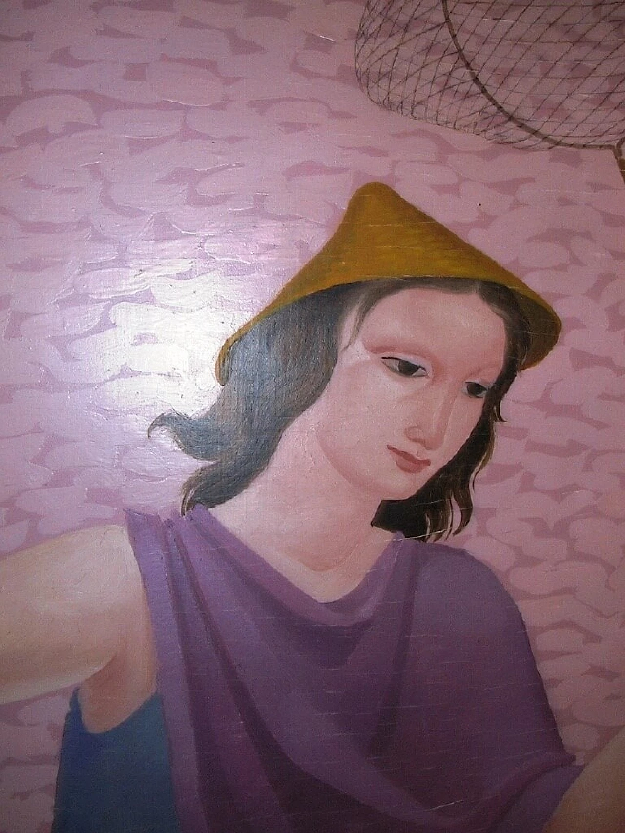 Valère Saive, Primavera, tre dipinti olio su tavola, anni '30 1480152