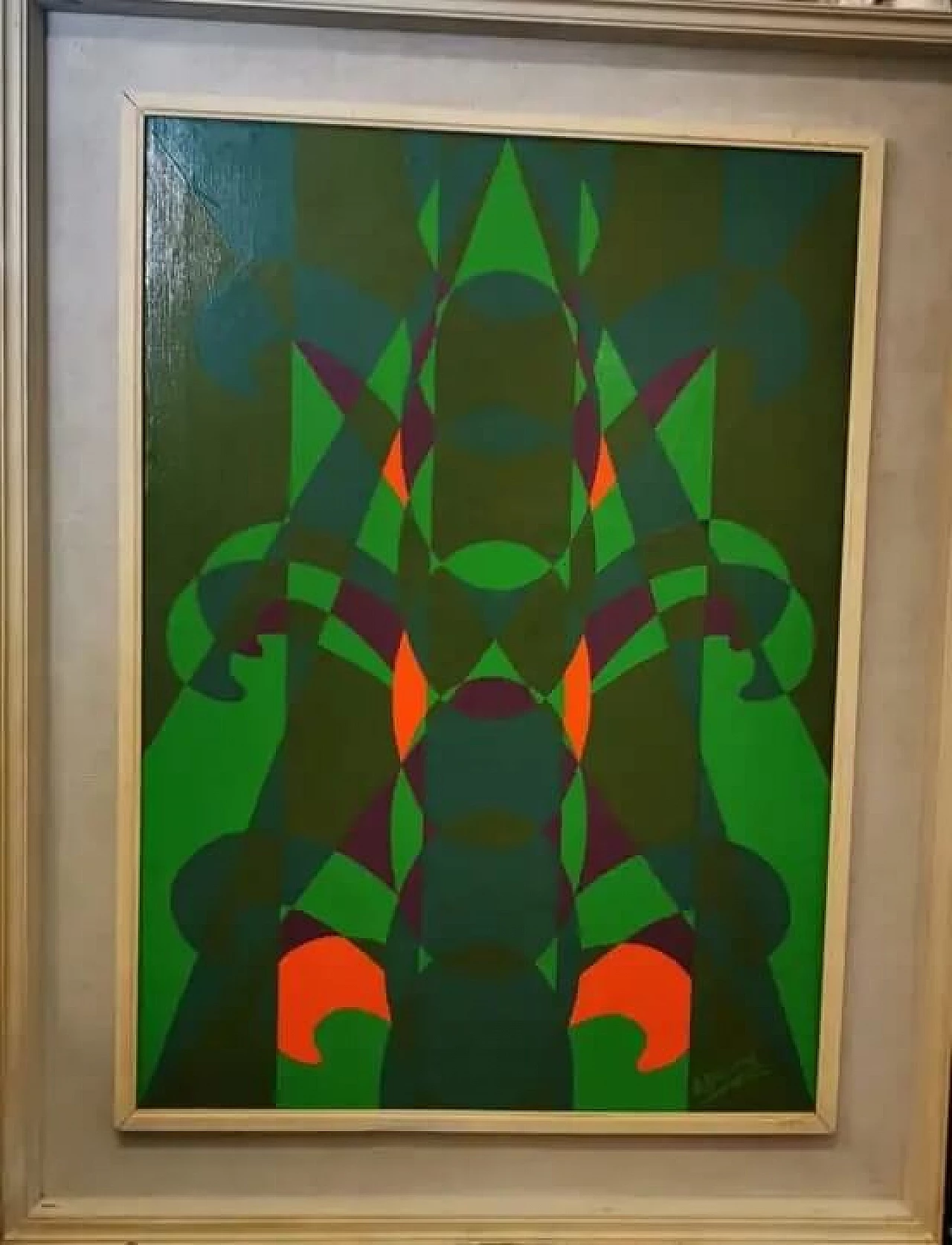 Fernando Gutierrez Velasco, Totem, quadro olio su tela, 1969 1480182