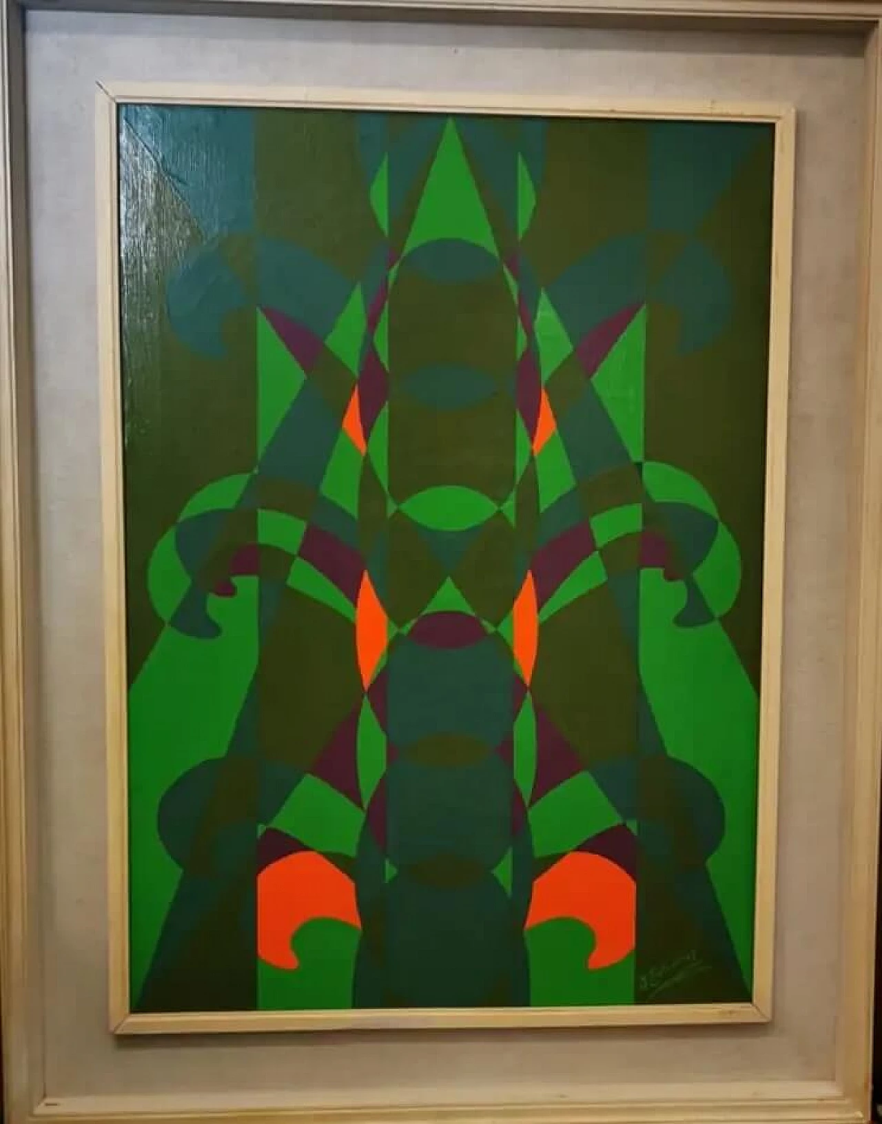 Fernando Gutierrez Velasco, Totem, quadro olio su tela, 1969 1480183
