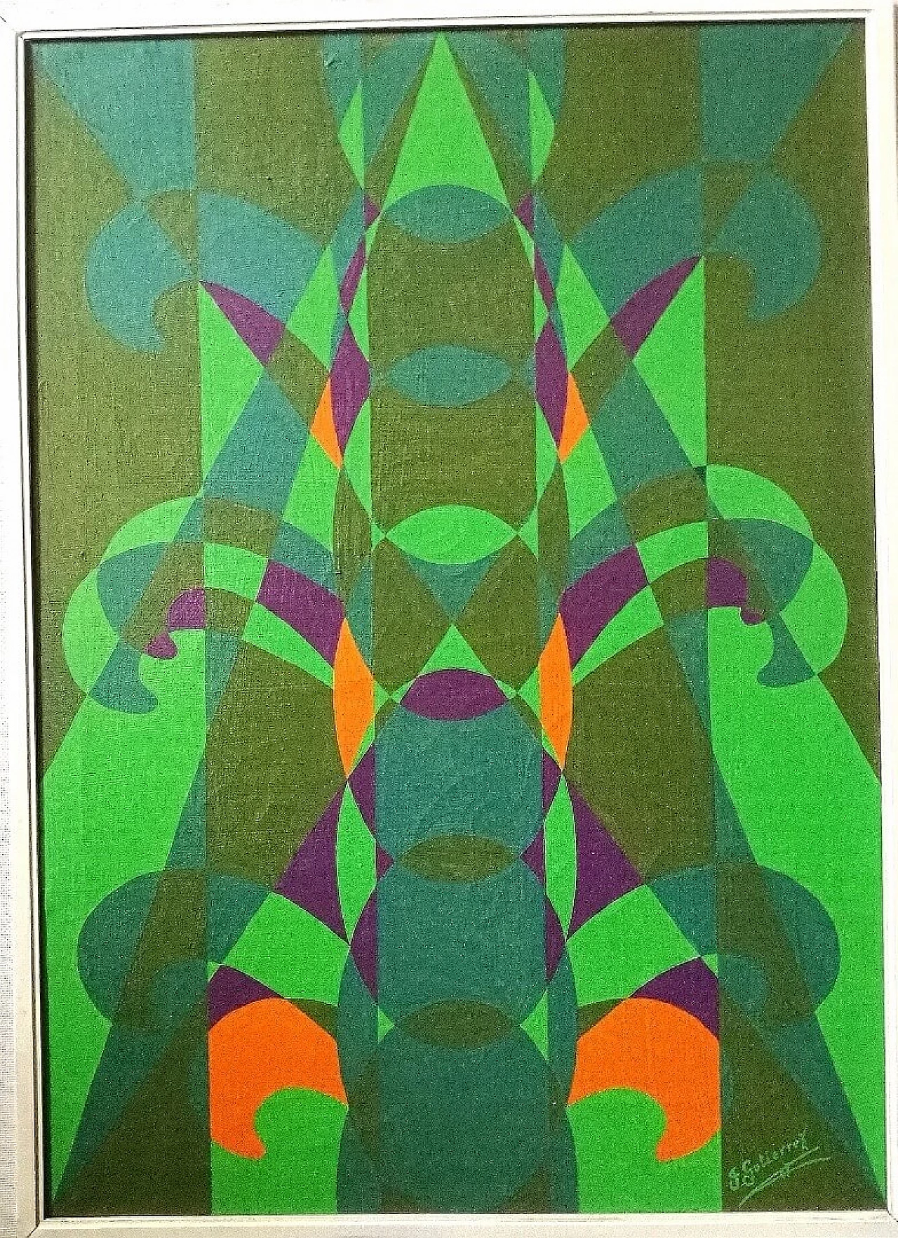 Fernando Gutierrez Velasco, Totem, quadro olio su tela, 1969 1480188