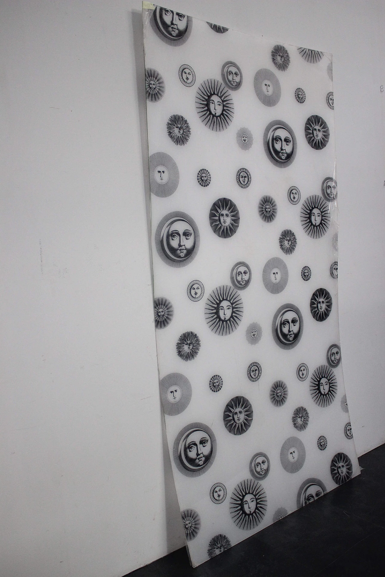 Pannello Fornasetti stampato su seta, anni '80 1480216