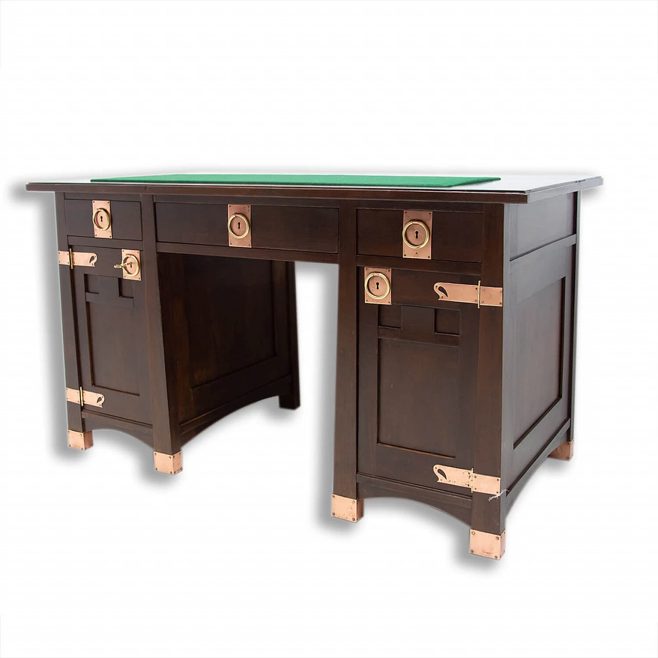 Viennese Secession oak writing desk, 20th century 1480281