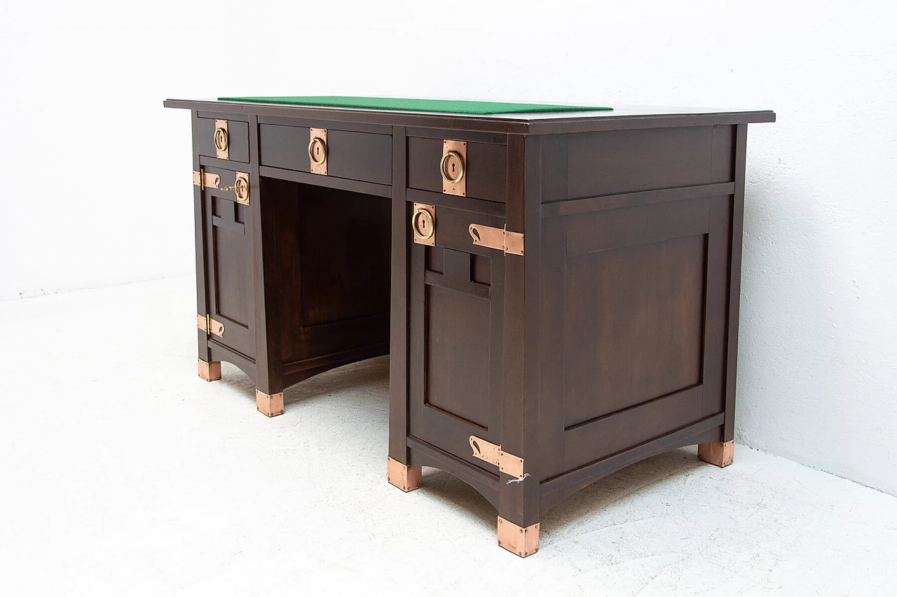 Viennese Secession oak writing desk, 20th century 1480284