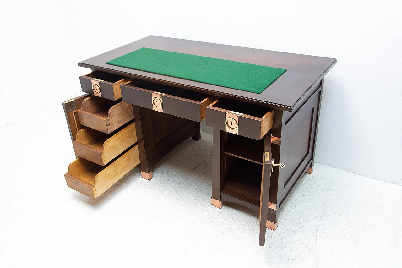 Viennese Secession oak writing desk, 20th century 1480288