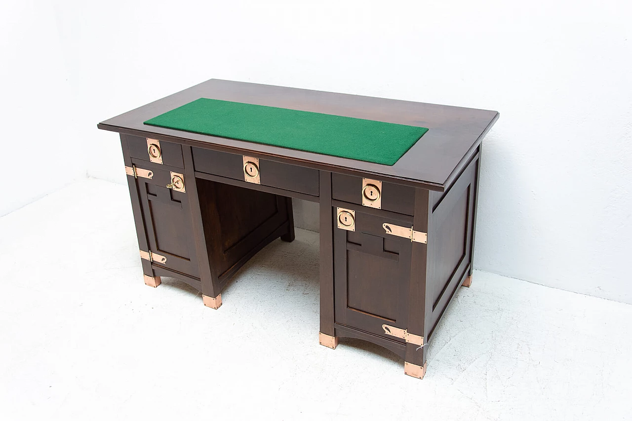 Viennese Secession oak writing desk, 20th century 1480310