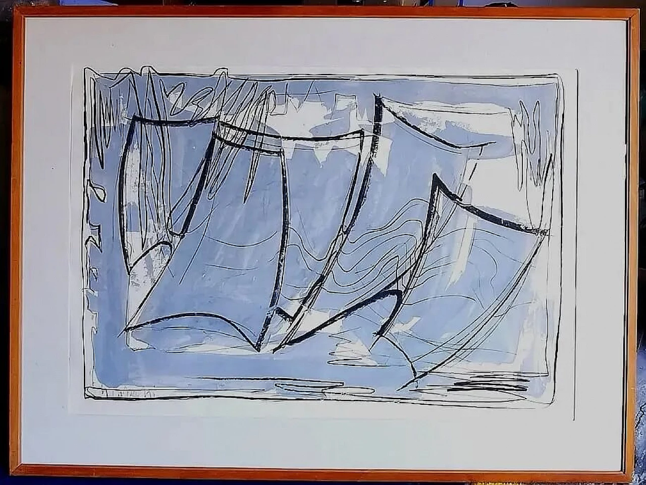 Nino Cassani, preparatory studies on paper, 1970s 1480348