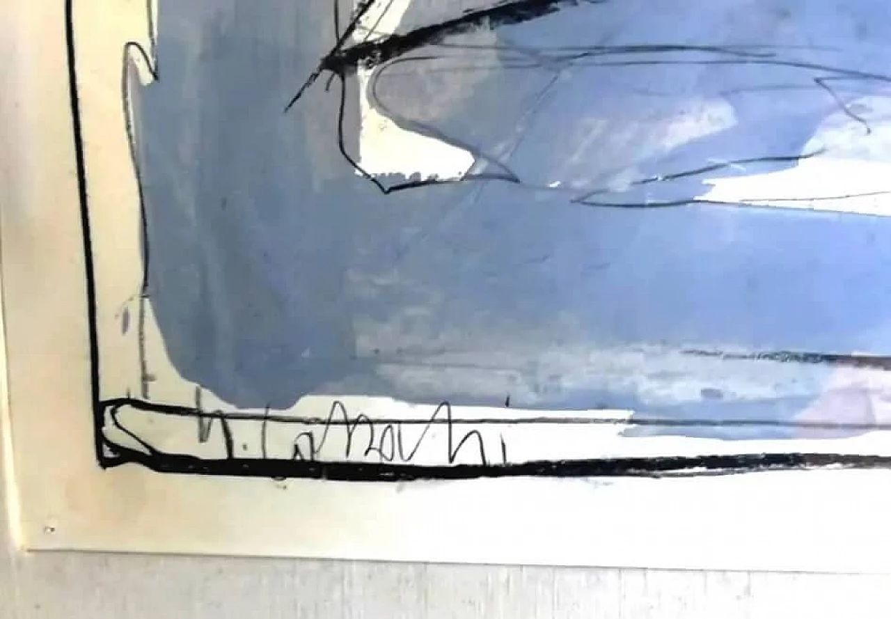 Nino Cassani, preparatory studies on paper, 1970s 1480349