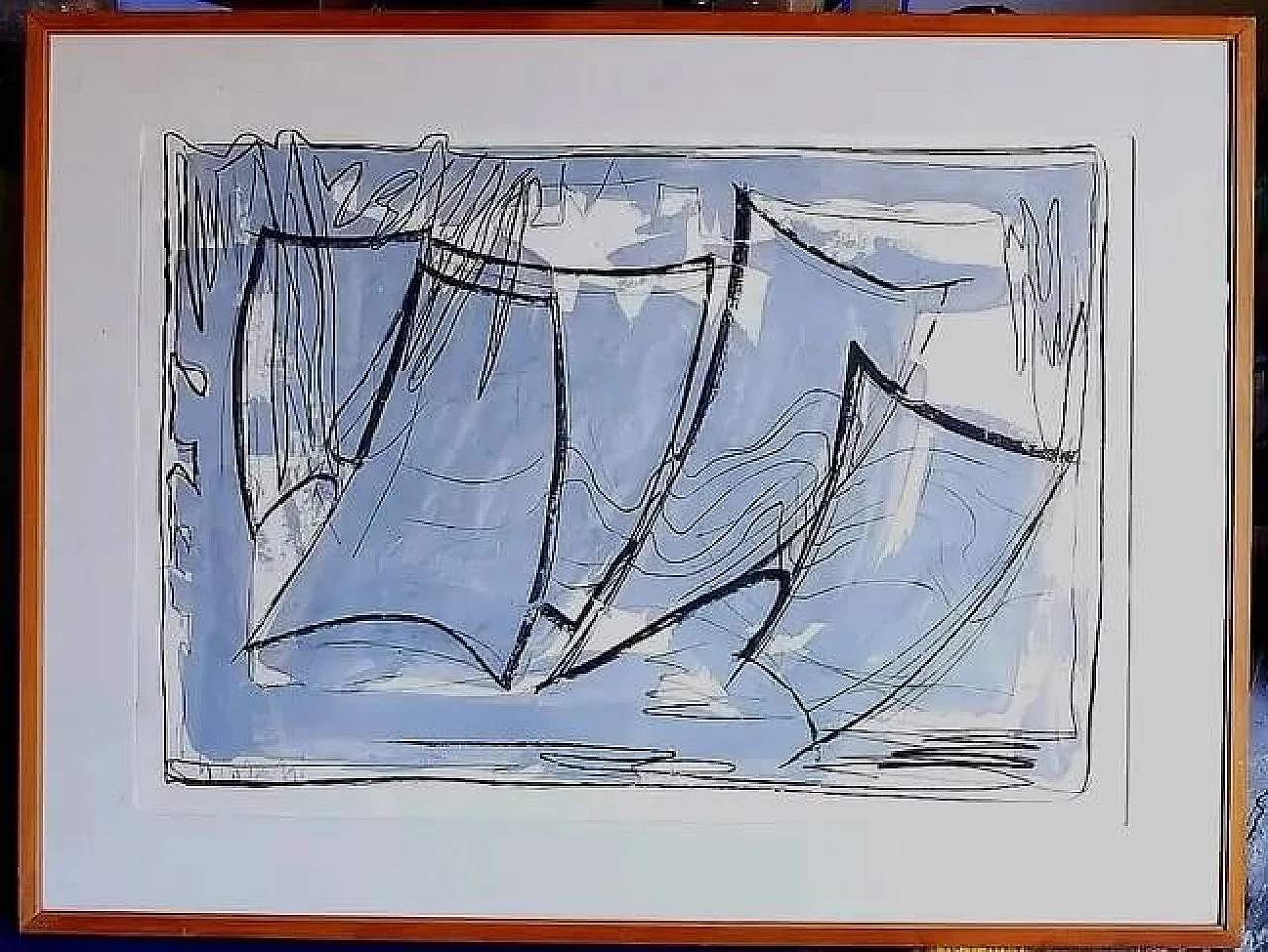 Nino Cassani, preparatory studies on paper, 1970s 1480351