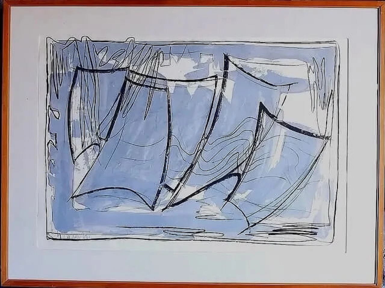 Nino Cassani, preparatory studies on paper, 1970s 1480354