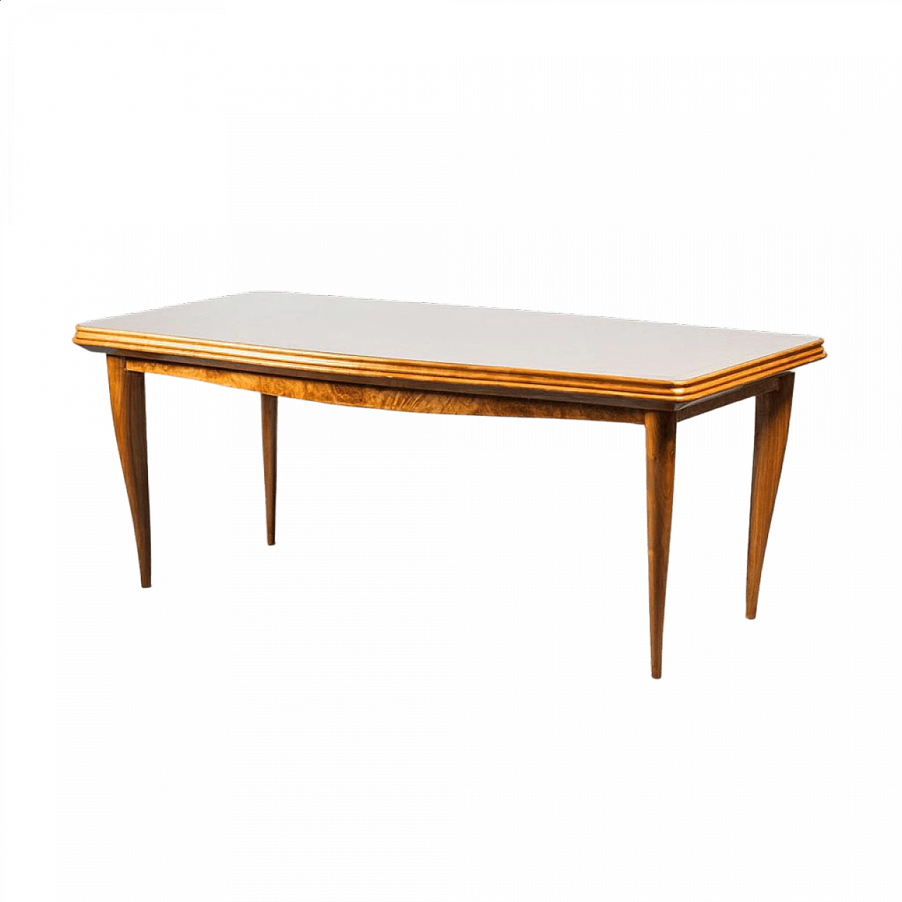 Wood and glass dining table, 1950s 1480493