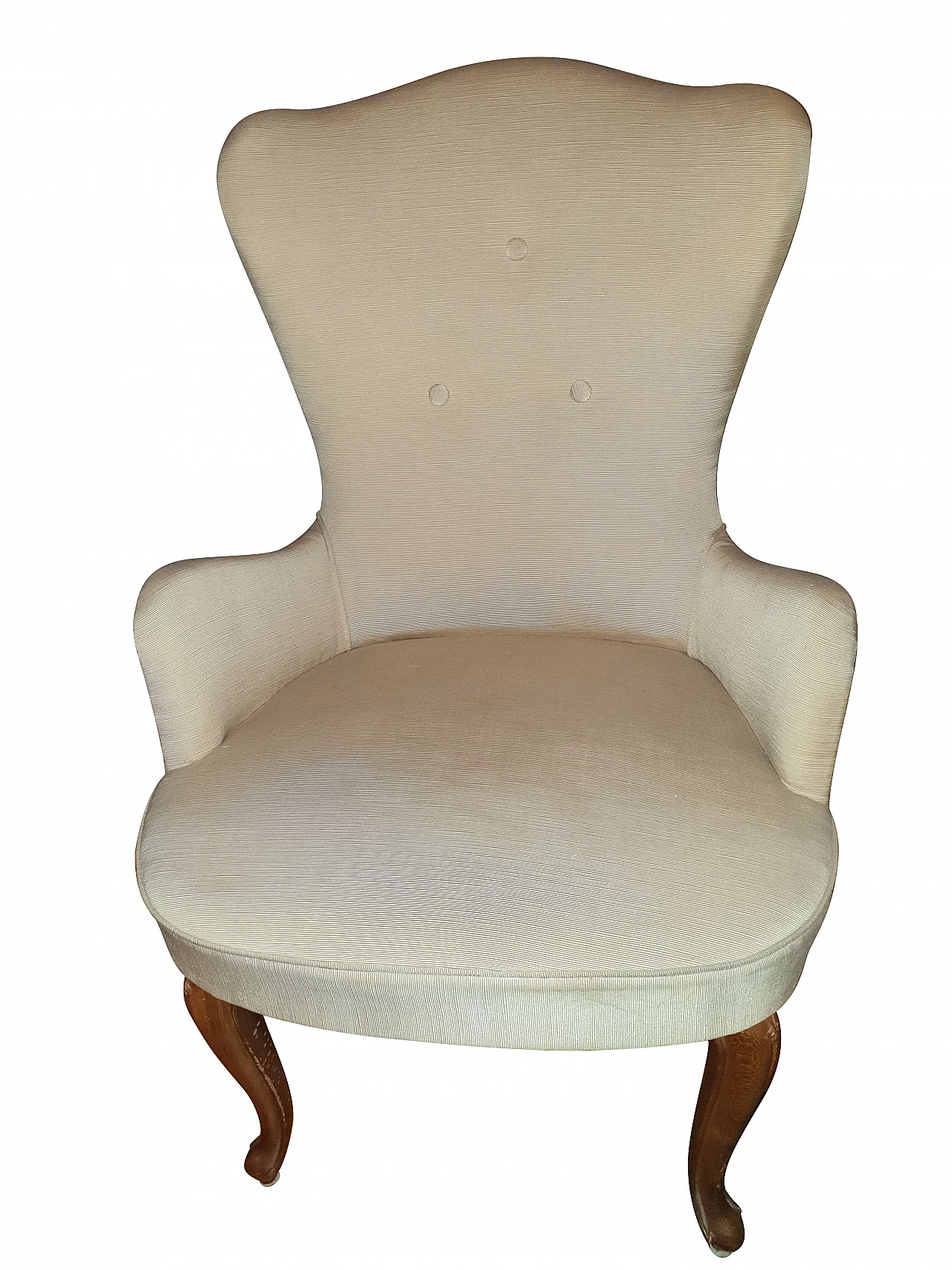 Beige armchairs for bedroom, 1960s 1480547