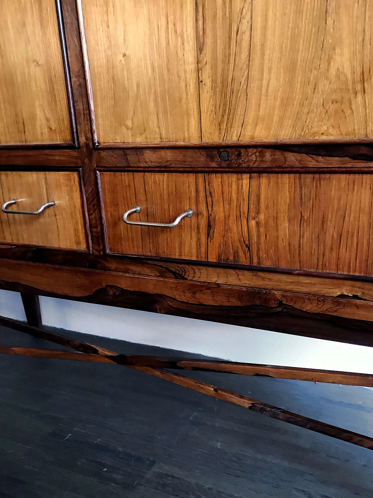 Cabinet in legno scuro, anni '60 1480638