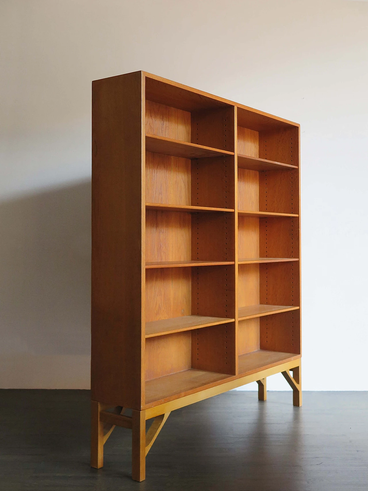 Walnut bookcase by Børge Mogensen for FDB Møble, 1960s 1480673