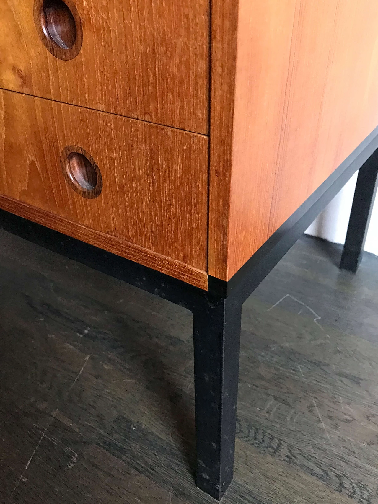 Cassettiera di Aksel Kjersgaard in teak, anni '60 1480693