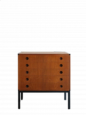 Aksel Kjersgaard teak chest of drawers, 1960s