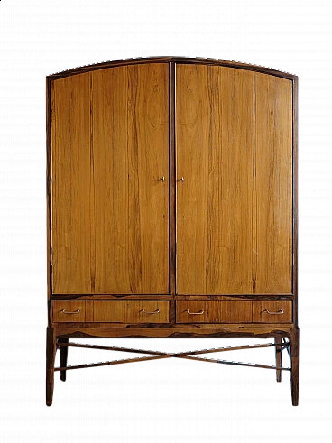 Cabinet in legno scuro, anni '60