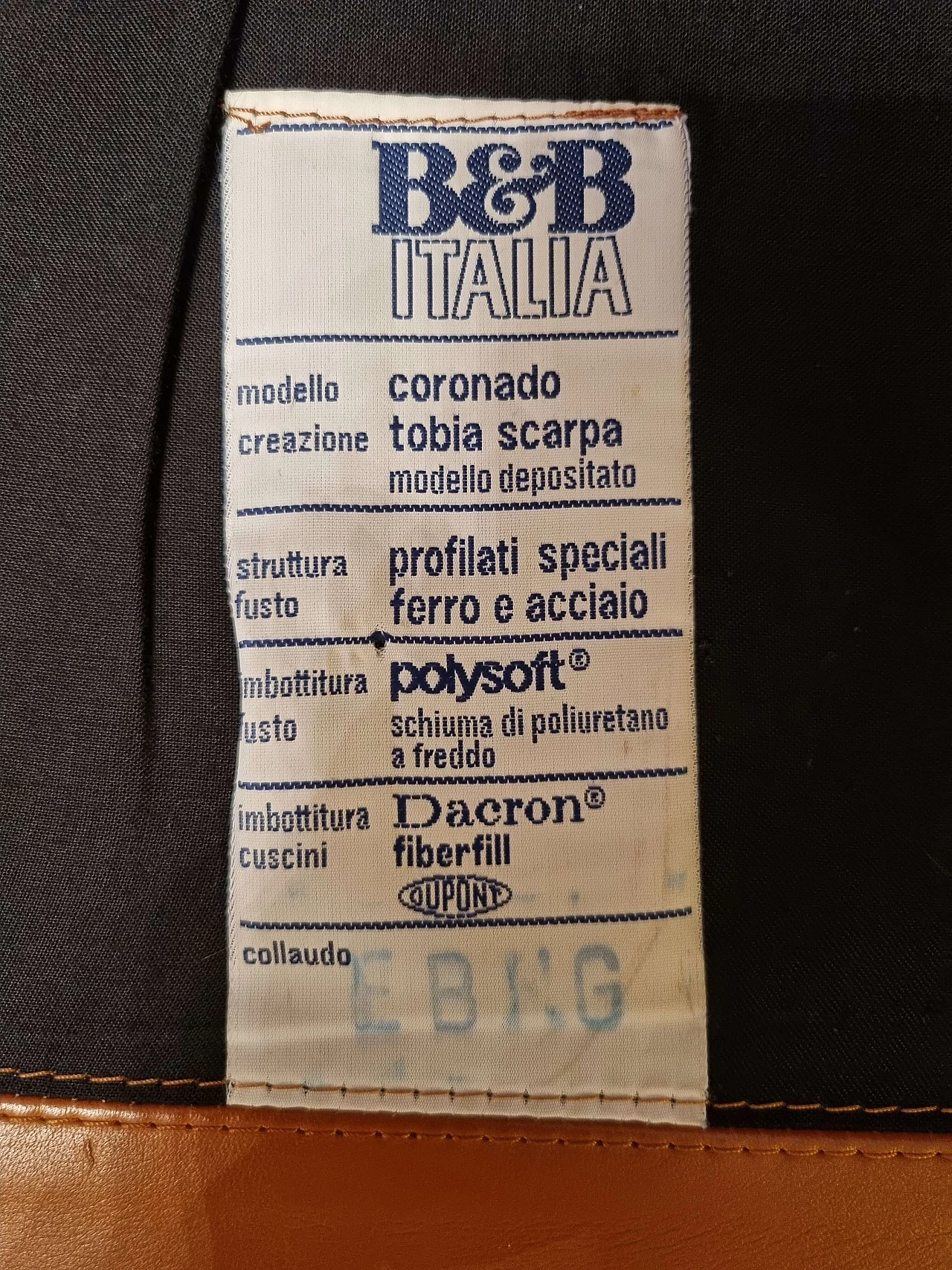 Coppia di poltrone Coronado in pelle B&B Italia di Tobia Scarpa, anni '60 1480909