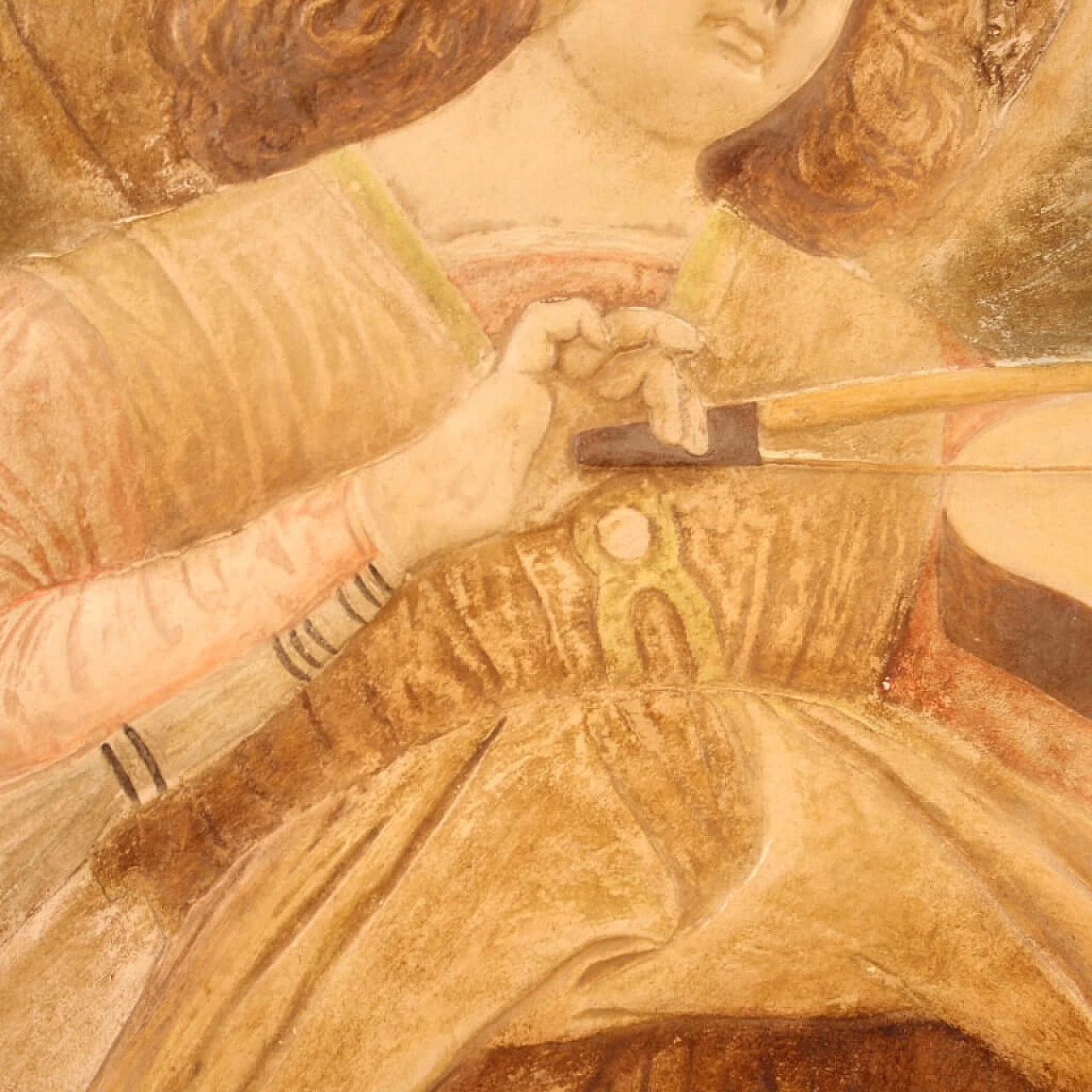 Formella a bassorilievo in terra di Signa, anni '40 1480917