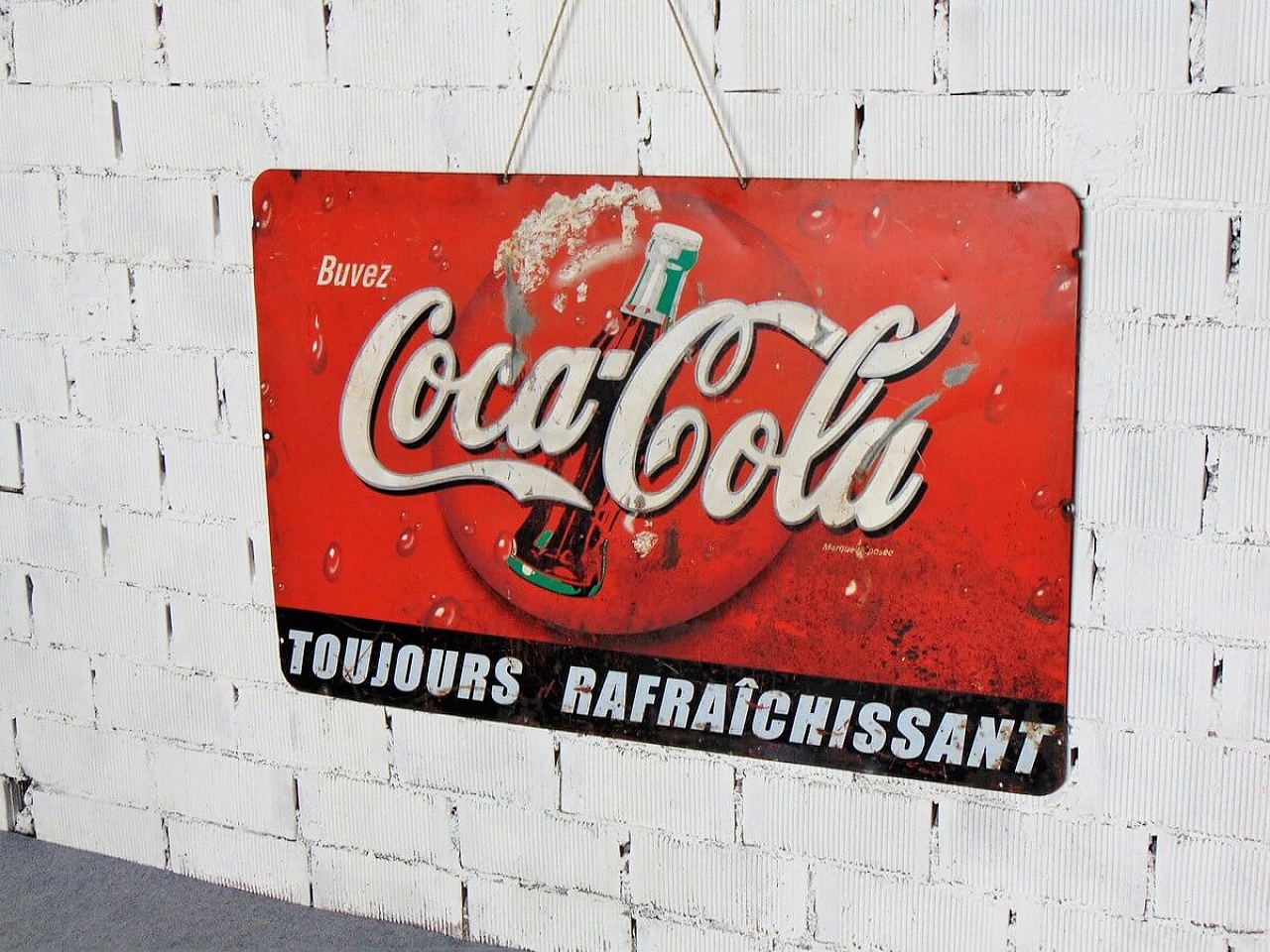 Coca Cola advertising sign, 1960s 1481063
