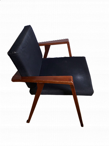 Rosewood Luisa 832 armchair by Franco Albini, 1950s