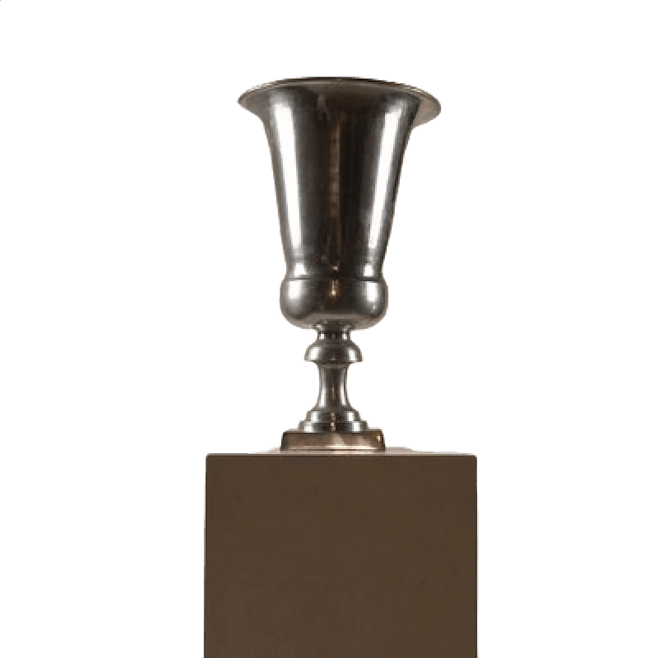 Lampada a forma di coppa in metallo, anni '60 1481118