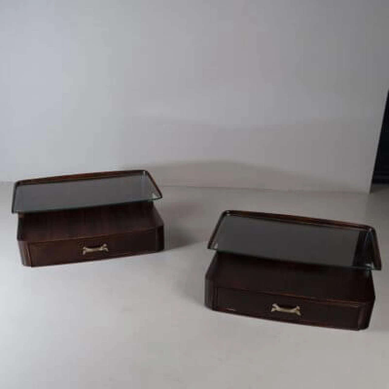 Coppia di tavolini da parete di Ico & Luisa Parisi, anni '50 1481343