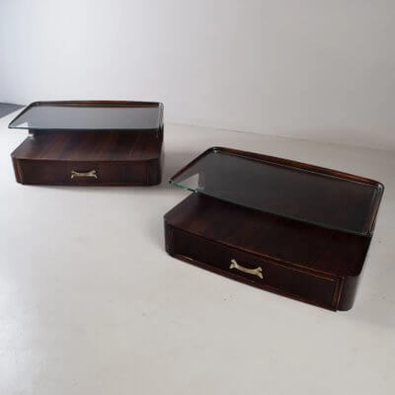 Coppia di tavolini da parete di Ico & Luisa Parisi, anni '50 1481345