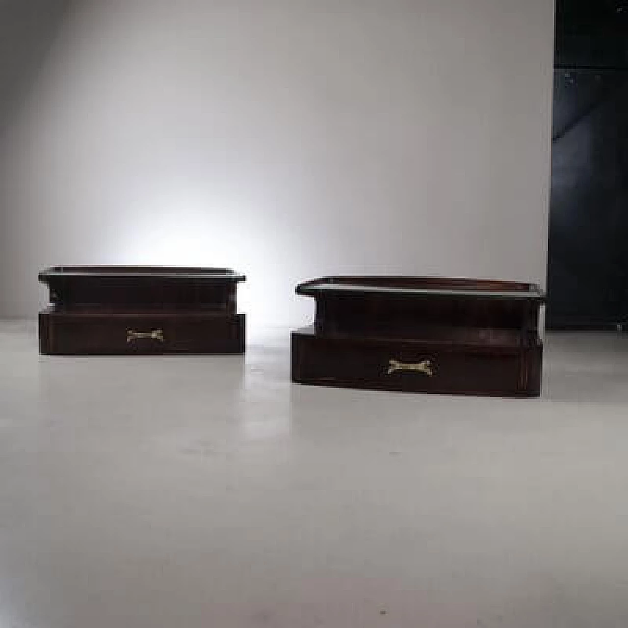 Coppia di tavolini da parete di Ico & Luisa Parisi, anni '50 1481348