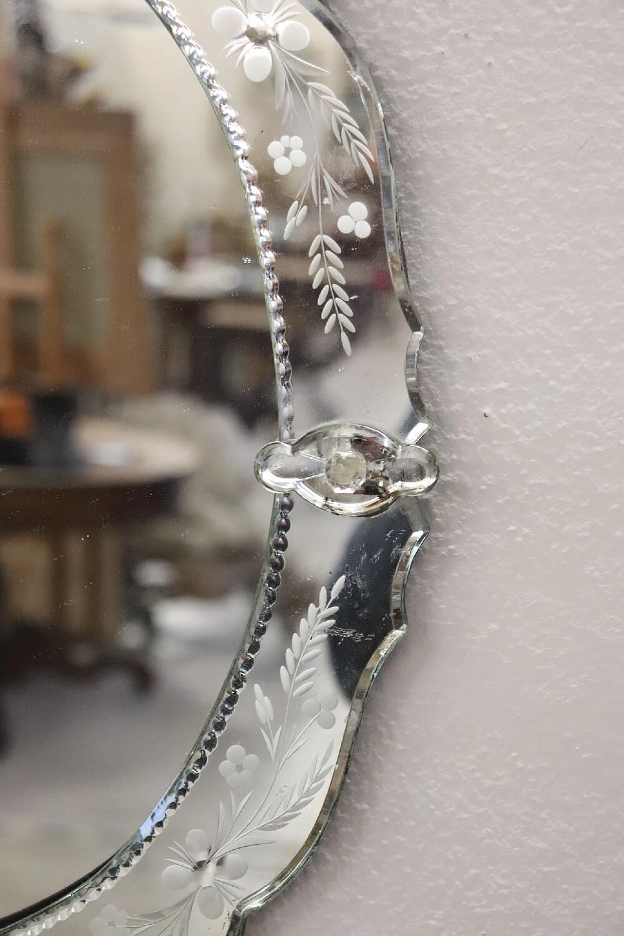 Specchiera di Murano ovale, '900 3