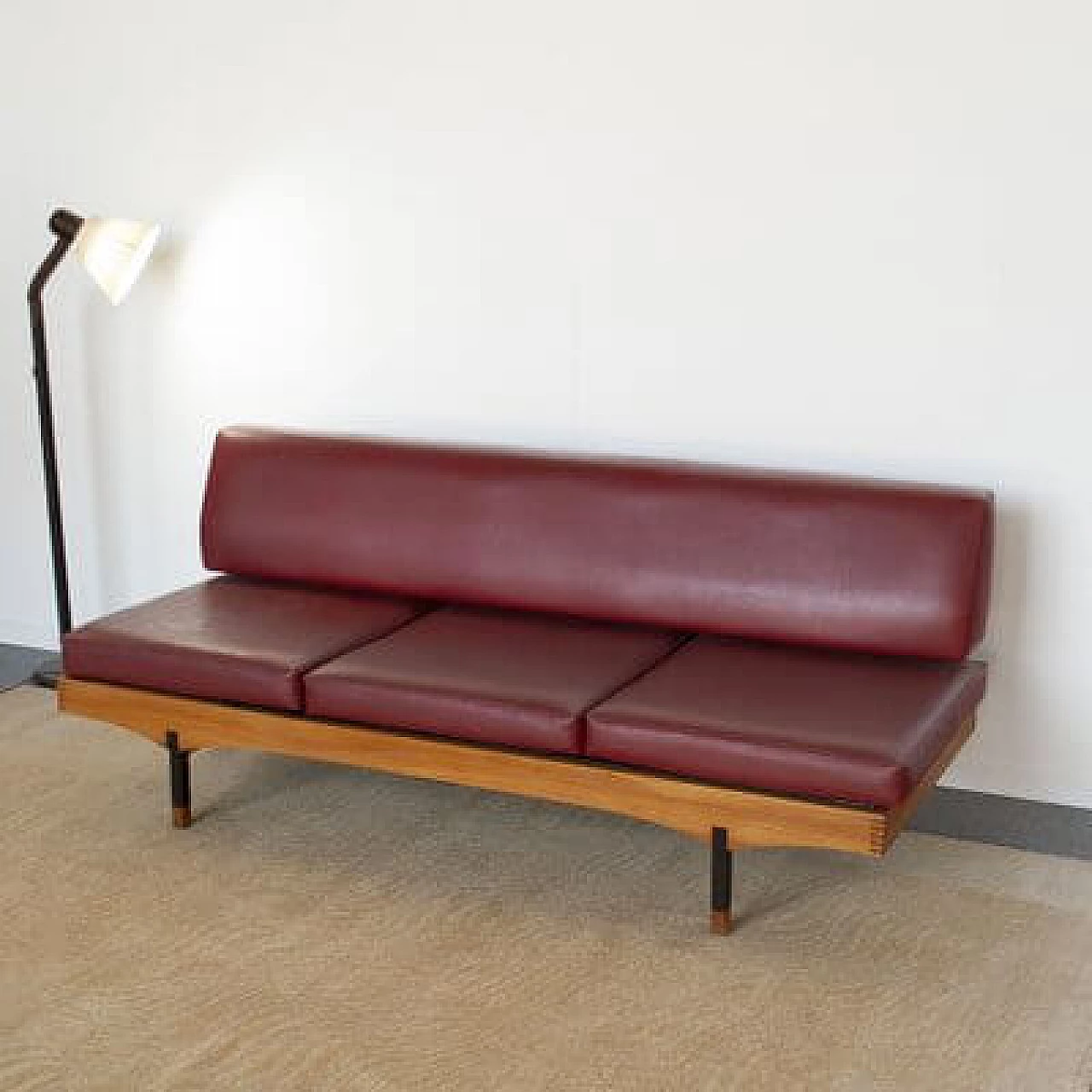 Sofa bed with coffee table and armchair, 1960s 1481374