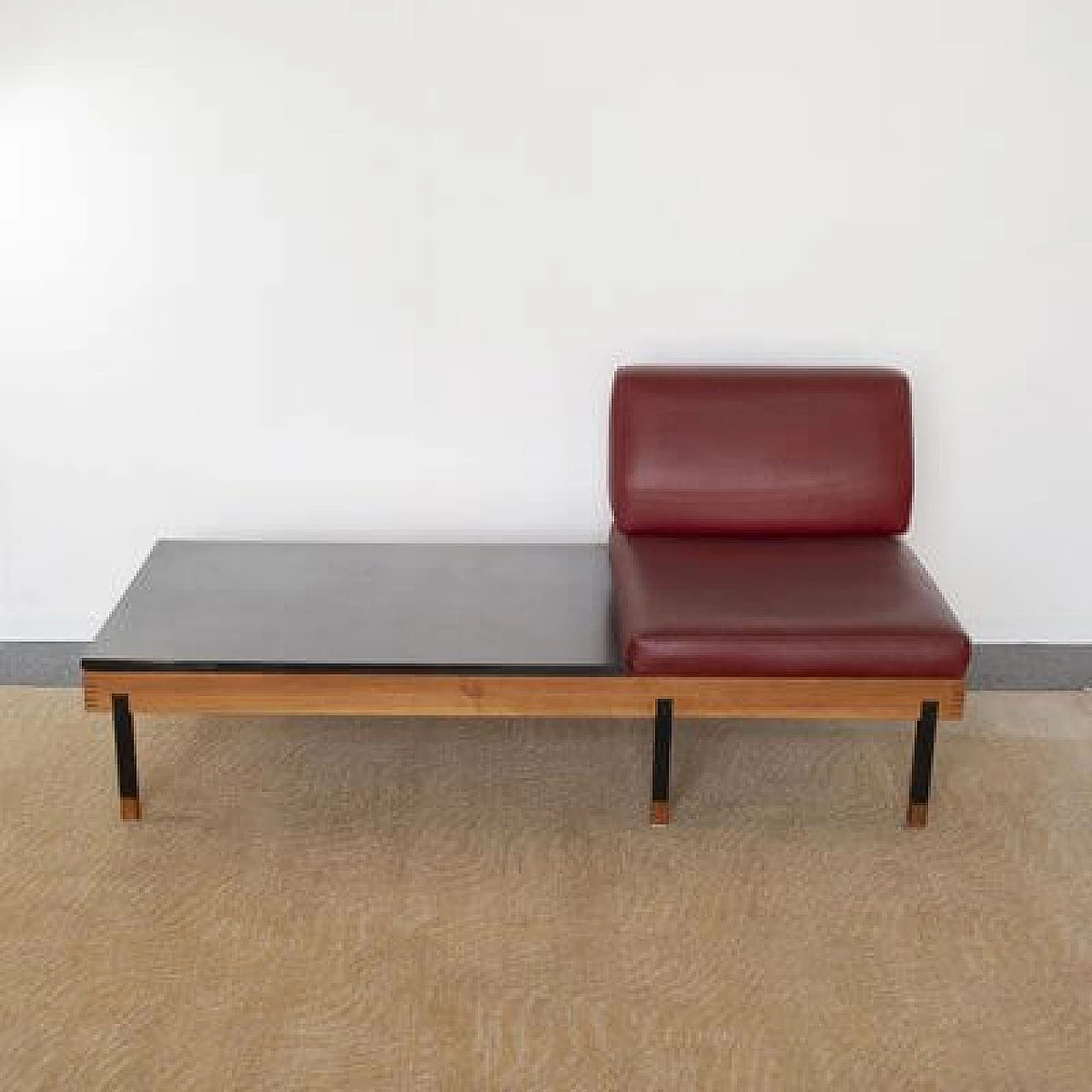 Sofa bed with coffee table and armchair, 1960s 1481384