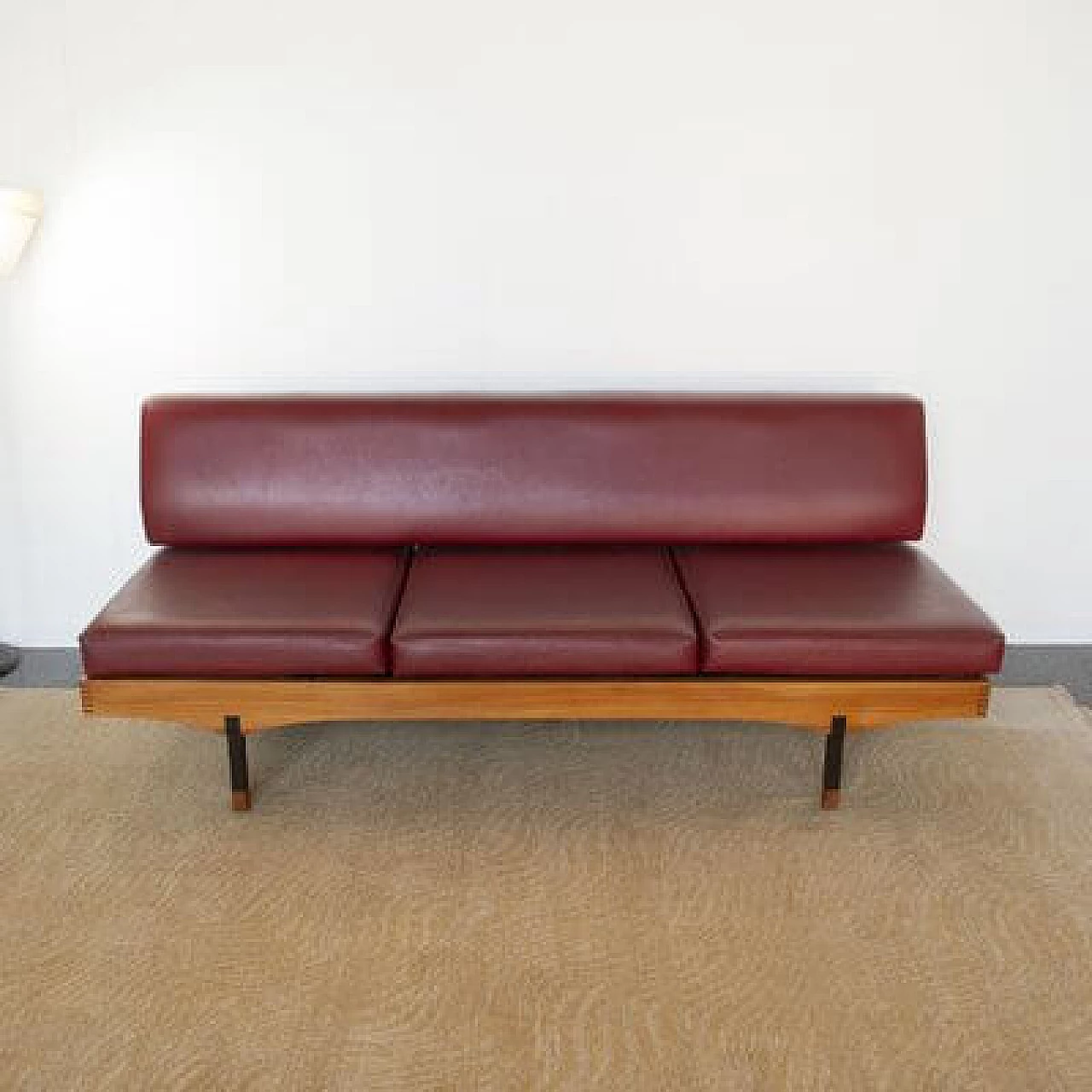 Sofa bed with coffee table and armchair, 1960s 1481388